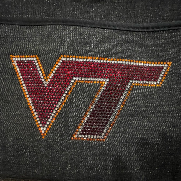 Virginia Tech IPad or Electronics Padded Zipper Case Embellished VT NWT - Picture 2 of 9